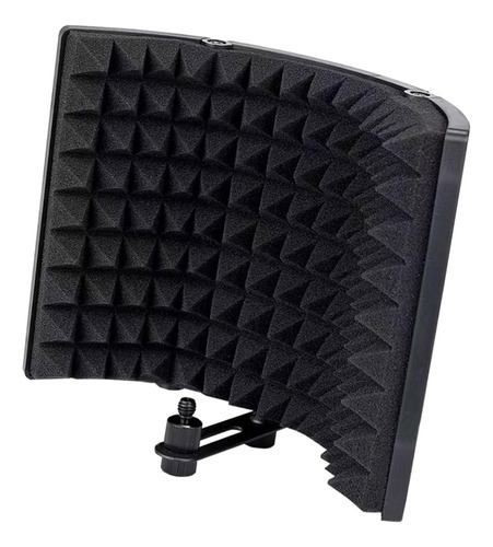 // Protector De Micrófono De 3 Paneles, Ajustable, 3 Paneles