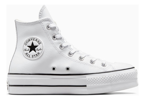 Tenis Converse Bota Cuero Chuck Taylor Ctas Lift Unisex 