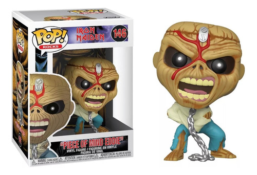 Funko Pop! 146 Iron Maiden - Piece Of Mind Eddie - Rocks 