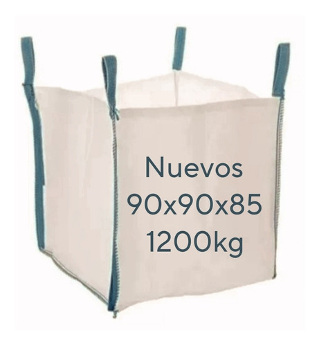 X10 Bolson Big Bag Corralon Arenero 90x90x85cm 1200kg Nuevos