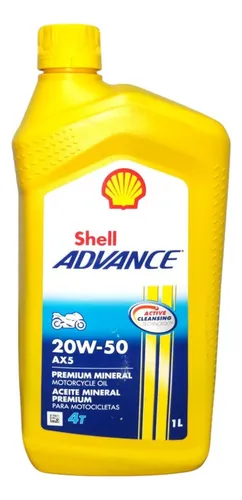 Aceite Mineral 20w50 Shell 4t