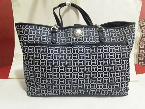 Linda Cartera Original Tommy Hilfiger Color Azul