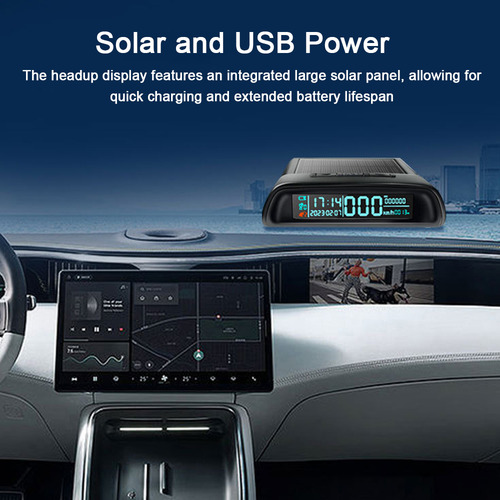 Hud Head Up Display Alarma Para Coche De Exceso De Velocidad