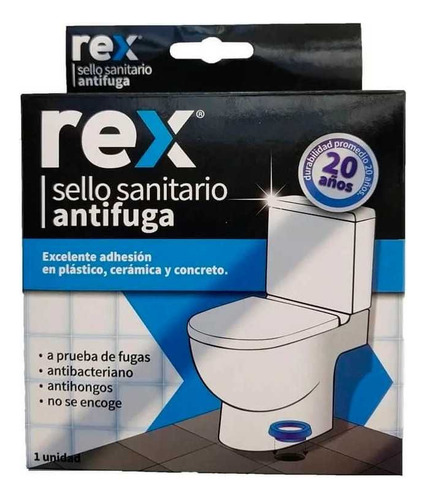  ¡sello Antifuga Rex  Solución Definitiva Sanitario Adhesion