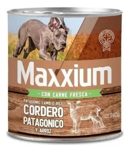 Maxxium Para Perro Adulto Cordero En Lata De 340gr X 6un 