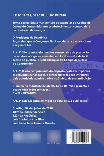 Livro Código De Defesa Do Consumidor De Bolso 2023