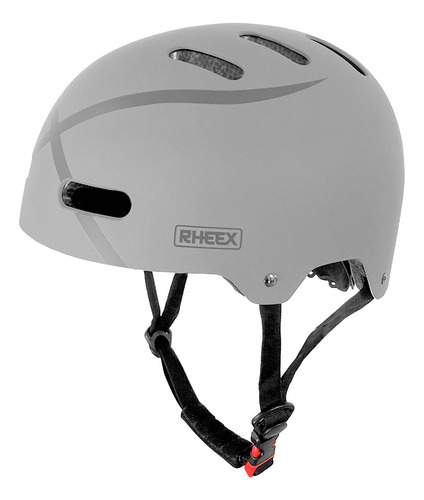 Casco Para Monopatin Bici Mtb Skate Rollers Comodo Y Seguro Gris L