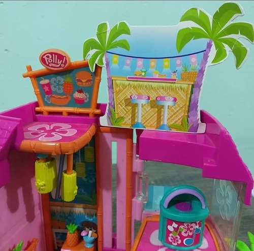 Restaurante De Pollypocket Incluye Accesorios Y Muñeco (Usado)