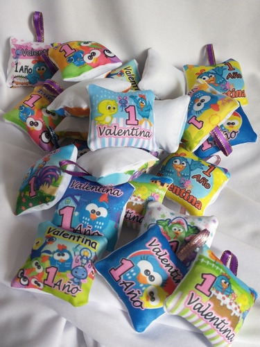 Imagen 3 de 9 de Gallina Pintadita Llaveros Cojin 24u Recuerdo Sublimación
