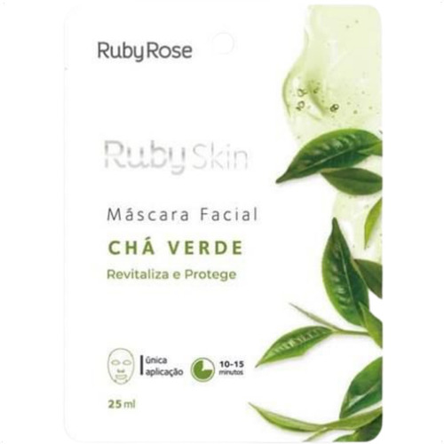Imagem 6 de 10 de Máscara Facial De Tecido Ruby Skin Ruby Rose