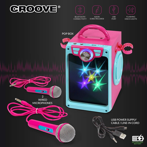 Karaoke Machine Para Niños - Karaoke Para Niñas Con 2 Micróf