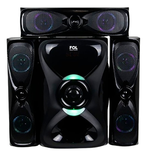 Minicomponente Fol Fs-p2181 175w Bluetooth/usb/sd/subwoofer