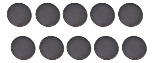 3 X 10 Broches De Broche Con Base De Disco Redondo Para
