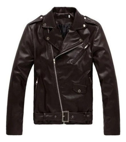 Chamarra Rocker Slim Negra, Mi Estilo Biker [u]