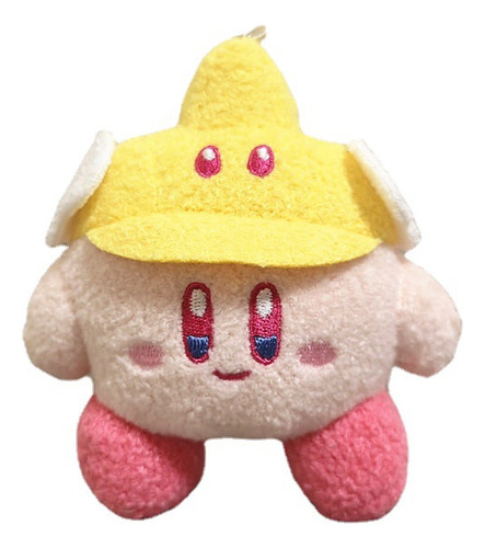 Llavero De Peluche Kirby Rosa