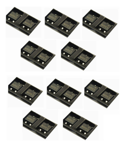 Rectificadores De Puente De Diodos Mb6s 600v 0.5a Sop-4 Para