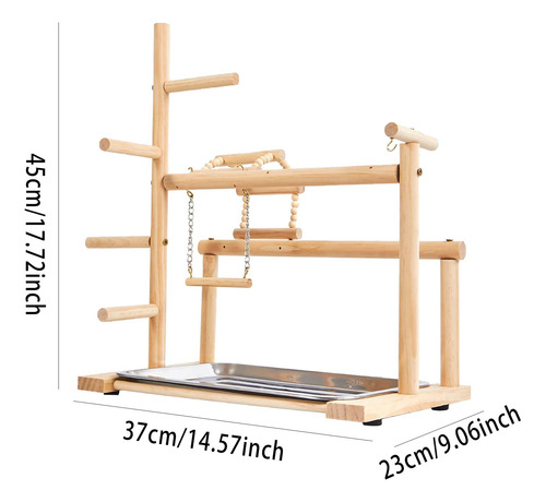Parque De Juegos De Madera Para Pájaros, Escalera Para