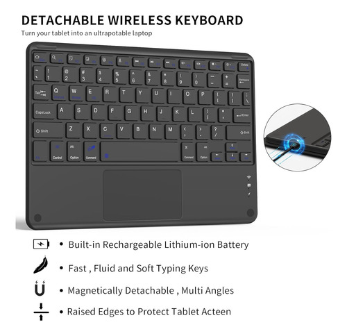 Funda Cover Keyboard Touchpad iPad Air 11 (m3) A3266 A3267