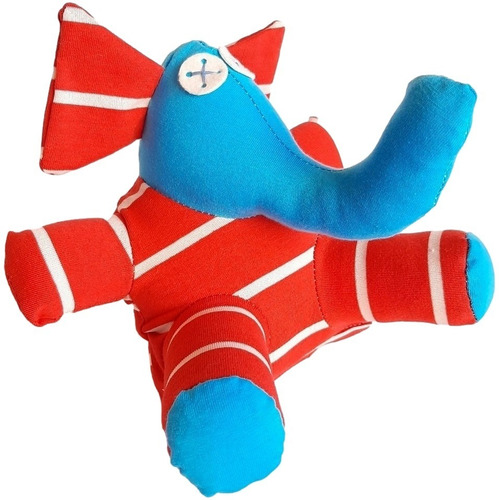 Muñeco Juguete Animal Elefante Para Bebes Sensorial De Apego