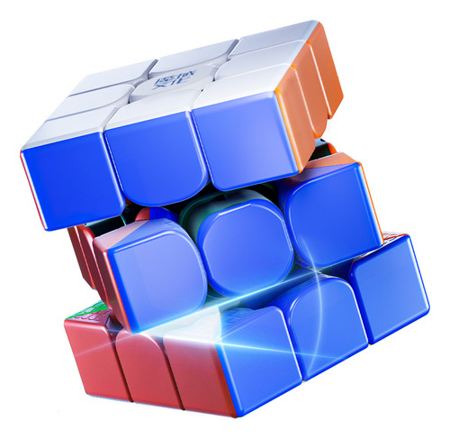 Cubo De Rubik Moyu Weilong Wrm V9 3x3 Magnético De Juguete