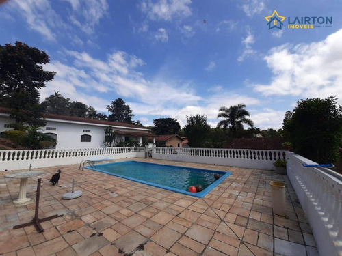 Chácara Com 3 Dormitórios À Venda, 4500 M² Por R$ 1.200.000,00 - Jardim Estância Brasil - Atibaia/sp - Ch1325
