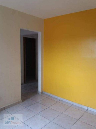 Imagem 2 de 11 de Apartamento Com 2 Dormitórios À Venda, 48 M² Por R$ 212.000 - Conceição - Diadema/sp - Ap3136
