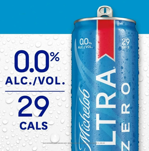Michelob Ultra Zero Sin Acohol 12 Pack