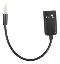 Comprar Divisor De Audio Estéreo De 3,5 Mm Macho A Auriculares + Mic