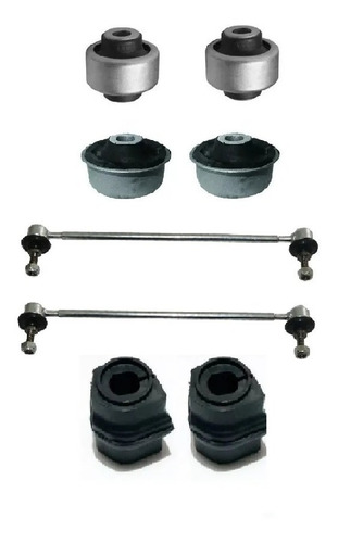 2 Bieletas 4 Buchas Bandeja 2 Buchas Barra Peugeot 206/207