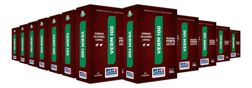 Kit 12 Unidades - Verm 100 Real H Controle Verminose 600g