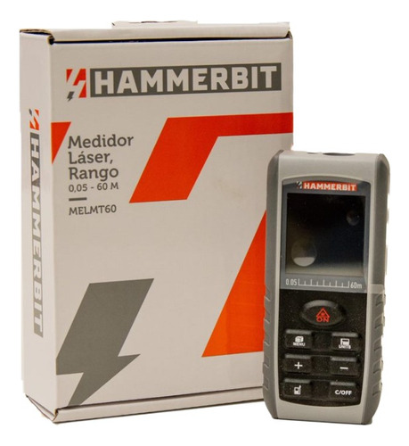 Medidor Laser Rango 0.05-40mts Hammerbit