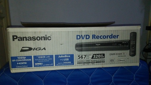 Grabador Y Reproductor De Dvd Panasonic Dmr-eh69.hdd-320gb