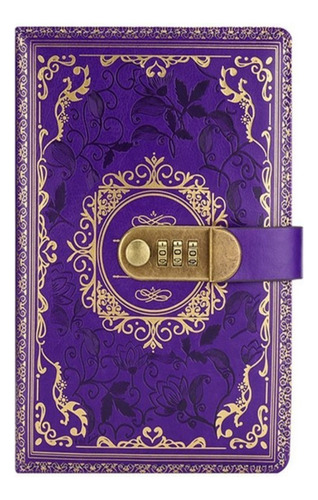 Mb Cuaderno Tipo Diario Combination Lock, Tamaño A5, Con