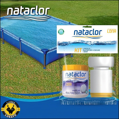 Kit Pastillas Boya Nataclor Cloro Triple Accion 250g Piletas