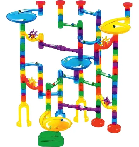 Juego De Canicas Marble Genius - 130 Piezas Para Niños