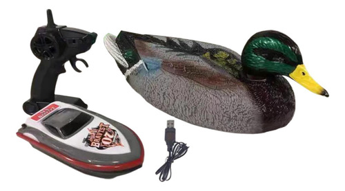 Remote Control Boat Duck Hunting Pory Modelo De Brinquedo
