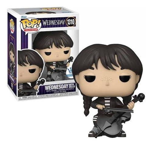Funko Pop Merlina Wednesday Addams Con Cello #1310 (Usado)
