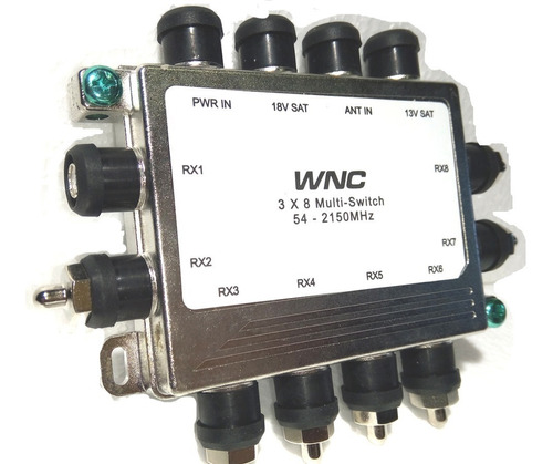 Multiswitch 3x8 Directv+ 6 Cable 50cm.c/u+ Conectores