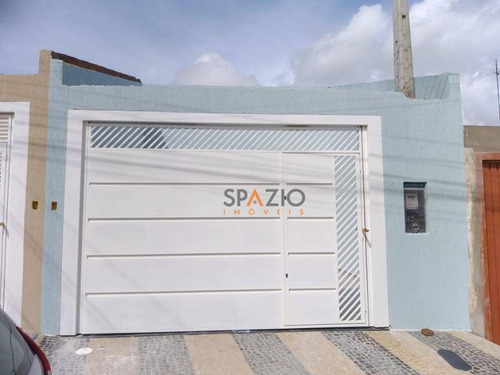 Imagem 1 de 18 de Casa Com 2 Dormitórios À Venda, 85 M² Por R$ 310.000 - Jardim Residencial Das Palmeiras - Rio Claro/sp - Ca0468