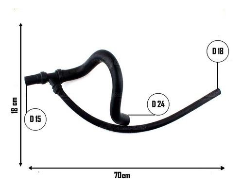 Manguera Deposito Ant Motor Yukon Xl 1500 5.3l V8 2007