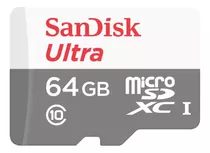 Comprar Tarjeta De Memoria Sandisk Sdsquns-064g-gn3ma  Ultra Con Adaptador Sd 64gb