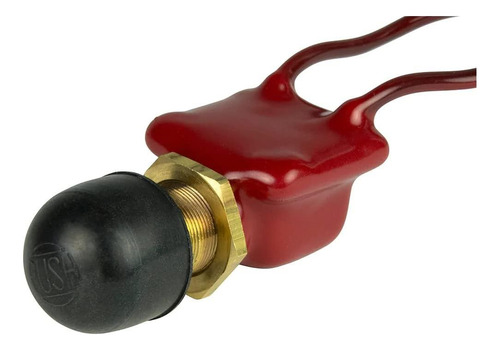 Posición Bep Spst Spst Push Push Sipters De Botón, Rojo