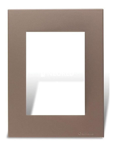 Imagen 2 de 5 de Tapa Y Distanciador Champagne Cambre Bauhaus 4961 X10
