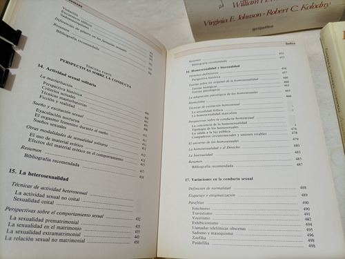 Libro. La Sexualidad Humana. Obra Completa. Masters, Kolodny (Usado)