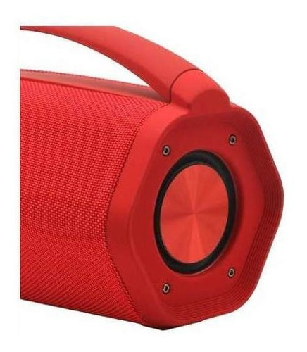 Caixa De Som Blethooth Aqua Boom Speaker Ipx7 Vermelho  1468