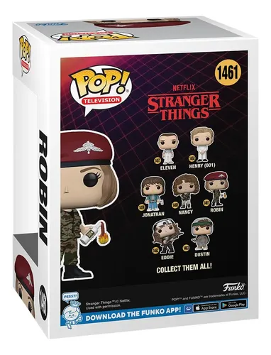 Figura De Vinil Pop Funko Robin 1299 Stranger Things | Frete grátis