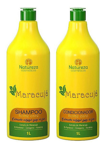 Kit Shampoo Y Acondicionador Maracuya 1000ml - Natureza Cosm