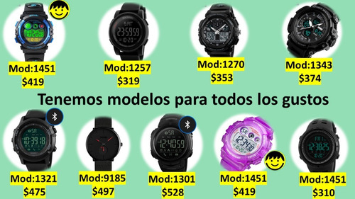 Reloj Deportivo Skmei 1301 Prueba De Agua Bluetooth Podometr