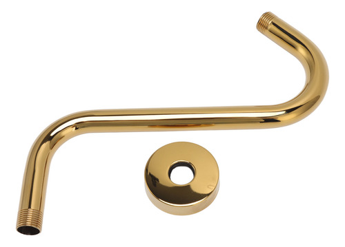 Brazo De Ducha En Forma De S, Extensión De Cabezal Dorado De