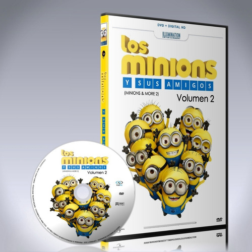 Minions Y Sus Amigos Vol 2 Dvd Latino/ingles